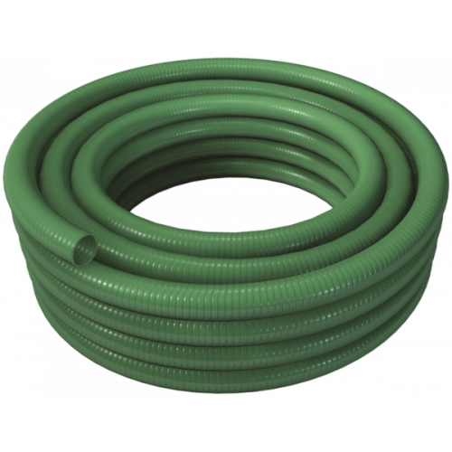 1 1/2" Spiral PVC Suction Hose Per Mt (GREEN)